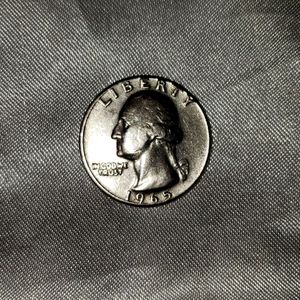 1965 Silver U.S. Quarter No Mint Mark!!!